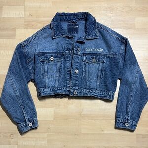 Cropped Blue Jean Jacket